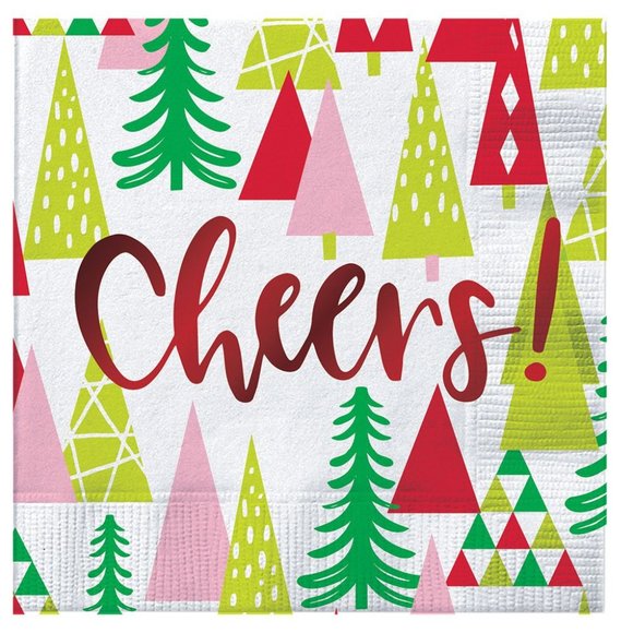 Cheers with Trees Beverage Paper Napkins - Picture 1 of 1